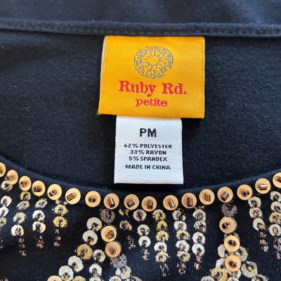 Ruby Rd Embellished Tee - NWOT! - Picture 9 of 9